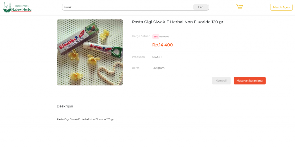 Distributor Siwak. Siwak odol kecil