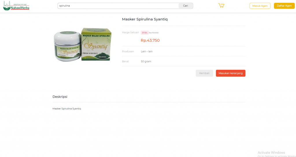 Distributor Spirulina terbaik
